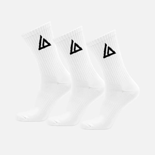 Skarpetki długie białe 3PAK
