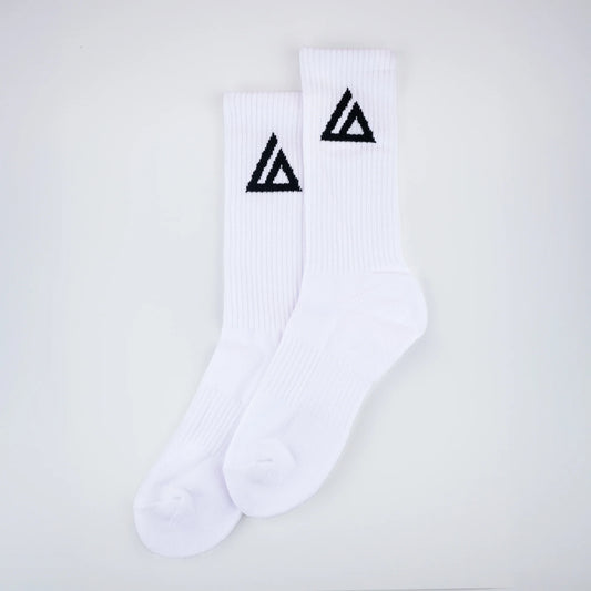 Skarpetki długie białe