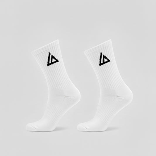 Skarpetki długie białe