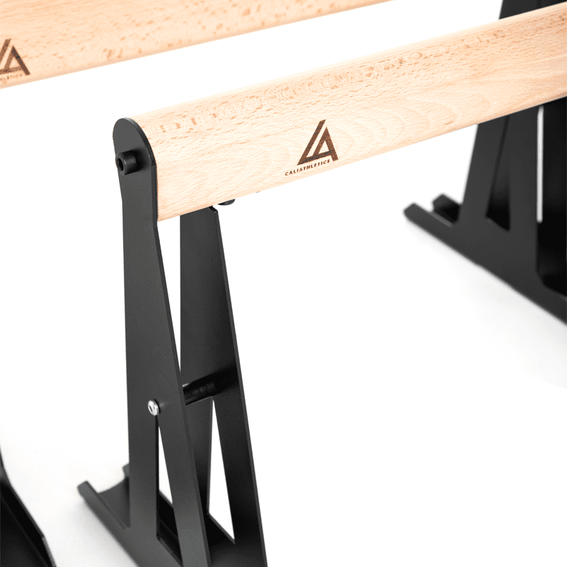 paraletki metalowo-drewniane niskie